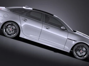 Jaguar XJR 2016 vray 3D Model