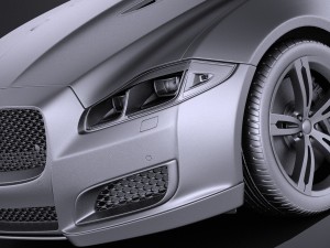 Jaguar XJR 2016 vray Modèle 3D