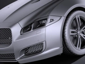 Jaguar XJR 2016 vray 3D Model