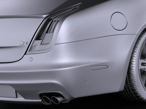 Jaguar XJR 2016 vray Modèle 3D