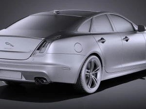 Jaguar XJR 2016 vray 3D Model