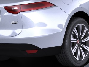 Jaguar F-pace 2017 vray Modello 3D