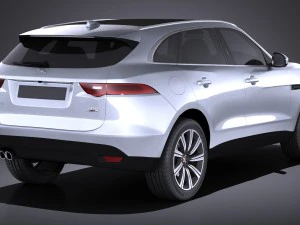 Jaguar F-pace 2017 vray 3D Model