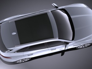 Jaguar F-pace 2017 vray Modello 3D