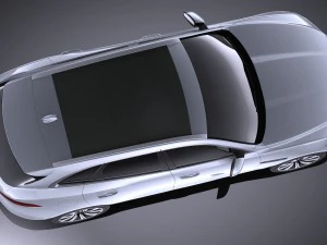 Jaguar F-pace 2017 vray 3D Model