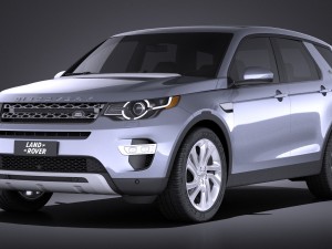 Land Rover Discovery Sport 2016 3D Модель