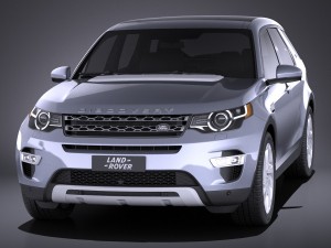 Land Rover Discovery Sport 2016 Model 3D