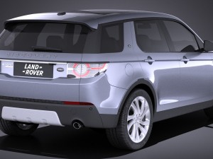 Land Rover Discovery Sport 2016 Model 3D