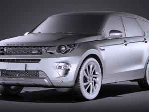 Land Rover Discovery Sport 2016 Model 3D