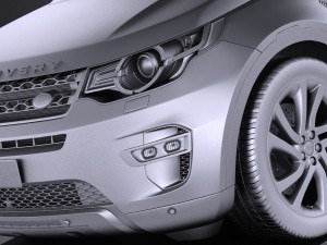 Land Rover Discovery Sport 2016 Model 3D
