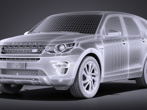 Land Rover Discovery Sport 2016 Model 3D
