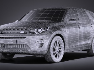 Land Rover Discovery Sport 2016 Model 3D