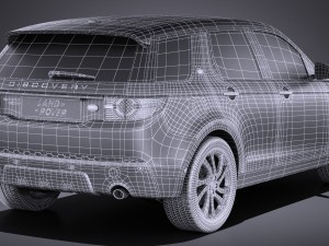 Land Rover Discovery Sport 2016 Model 3D