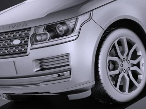 Land Rover Range Rover 2016 3D Model