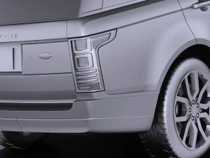 Land Rover Range Rover 2016 3D Model