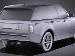 Land Rover Range Rover 2016 3D Model