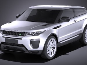 Range Rover Evoque 3-door 2017 3D Model