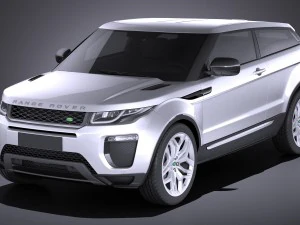 Range Rover Evoque 3 porte 2017 Modello 3D