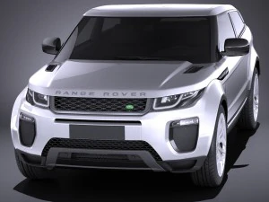 Range Rover Evoque 3-door 2017 3D Model