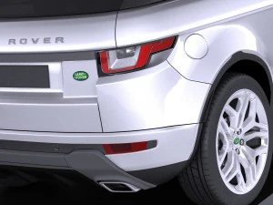 Range Rover Evoque 3-door 2017 3D Model