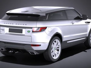 Range Rover Evoque 3-door 2017 3D Model