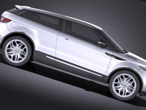 Range Rover Evoque 3-door 2017 3D Model