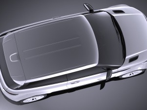 Range Rover Evoque 3-door 2017 3D Модель