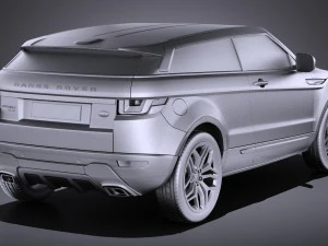 Range Rover Evoque 3-door 2017 3D Model
