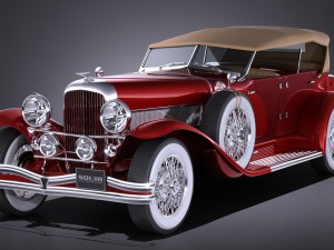 Duesenberg Convertible Sj La Grand Phaeton 1935 3D 모델