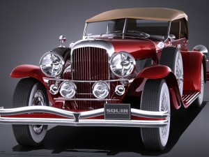 Duesenberg Convertible Sj La Grand Phaeton 1935 3D Model