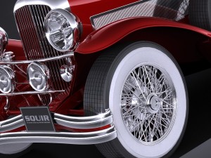 Duesenberg Convertible Sj La Grand Phaeton 1935 3D Model