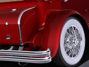 Duesenberg Convertible Sj La Grand Phaeton 1935 3D Model