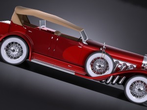 Duesenberg Convertible Sj La Grand Phaeton 1935 3D Model