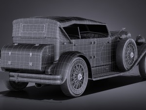 Duesenberg Convertible Sj La Grand Phaeton 1935 3D Model