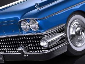 Buick Riviera Super 1958 3D Model