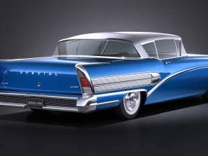 Buick Riviera Super 1958 3D Model