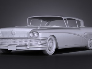 Buick Riviera Super 1958 3D Модель