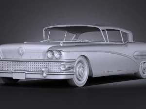 Buick Riviera Super 1958 3D Model
