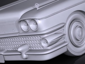 Buick Riviera Super 1958 3D Модель