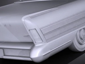 Buick Riviera Super 1958 3D Model