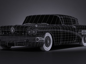 Buick Riviera Super 1958 3D Модель