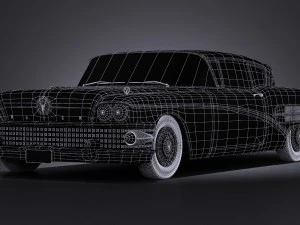 Buick Riviera Super 1958 3D Model