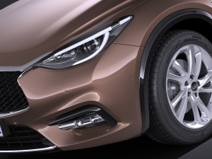 Infiniti Q30 2017 Modelo 3D