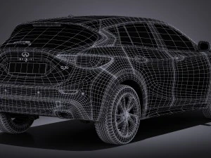Infiniti Q30 2017 3D Model