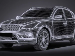 Infiniti QX50 2017 3D Model