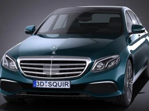 Mercedes-Benz E-class Sedan 2017 3D Model