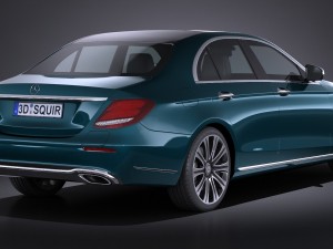Mercedes-Benz E-class Sedan 2017 3D Модель