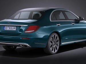 Mercedes-Benz E-class Sedan 2017 3D Model