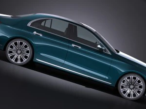 Mercedes-Benz E-class Sedan 2017 3D Model