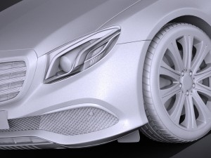Mercedes-Benz E-class Sedan 2017 3D Модель